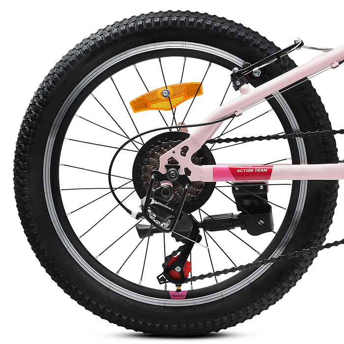 Велосипед 20" Rocket Crux 1.0 , цвет розовый, размер 11"