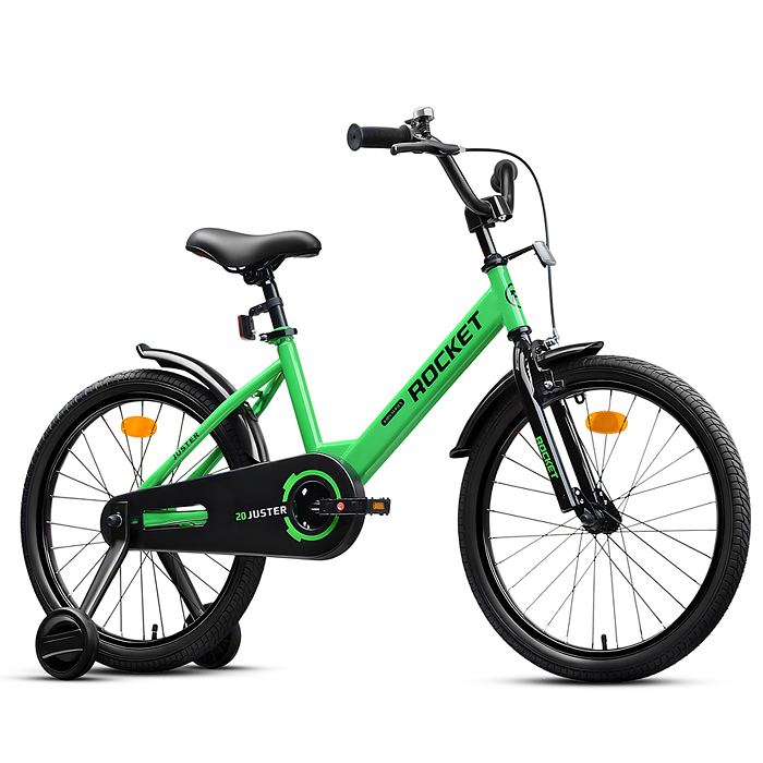 Велосипед 20" Rocket Juster, цвет зеленый