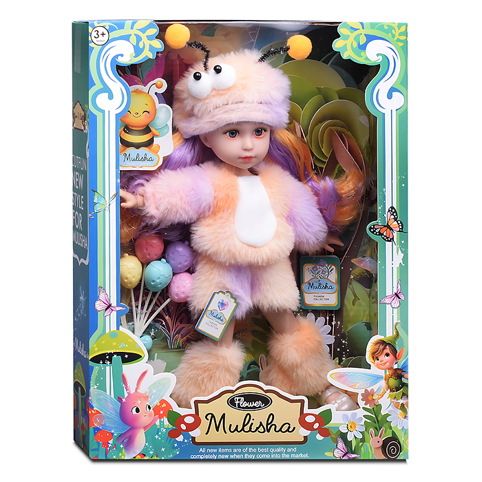 Кукла QJ183D "Виктория" в костюме, в коробке