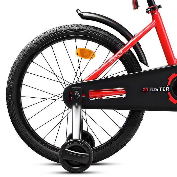Фото к товару Велосипед 20" Rocket Juster, цвет красный Велосипед 20" Rocket Juster, цвет красный