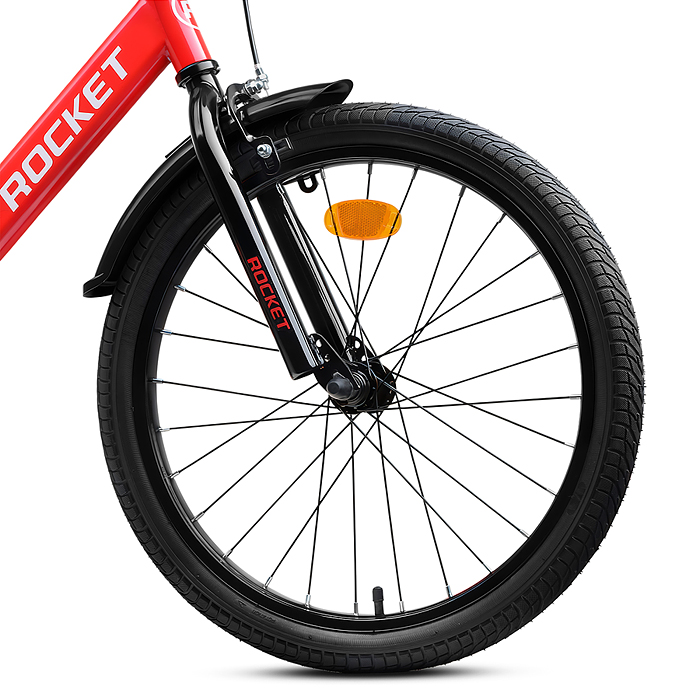 Фото к товару Велосипед 20" Rocket Juster, цвет красный Велосипед 20" Rocket Juster, цвет красный