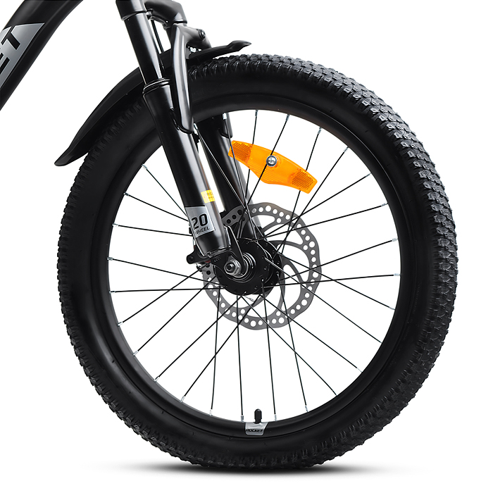 Велосипед 20" Rocket Crux 3.0 , цвет черный, размер 11"