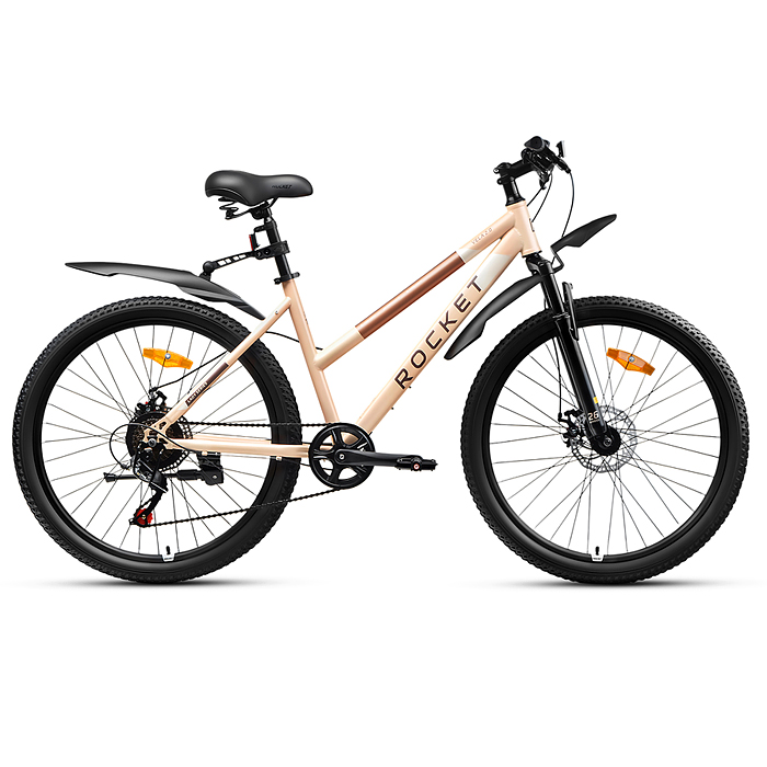 Велосипед 26" Rocket Vela 2.0, цвет бежевый, размер 17"