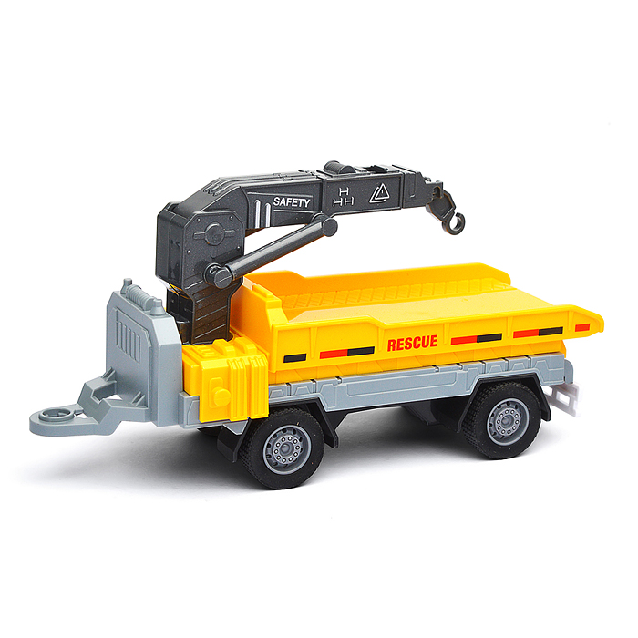 Машина KLX900-56 "Вилочный погрузчик" с прицепом (свет, звук) в коробке