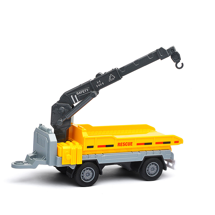 Машина KLX900-56 "Вилочный погрузчик" с прицепом (свет, звук) в коробке