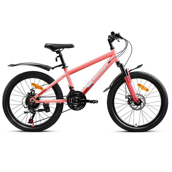 Велосипед 22" Rocket Aries 2.0 , цвет розовый, размер 13"