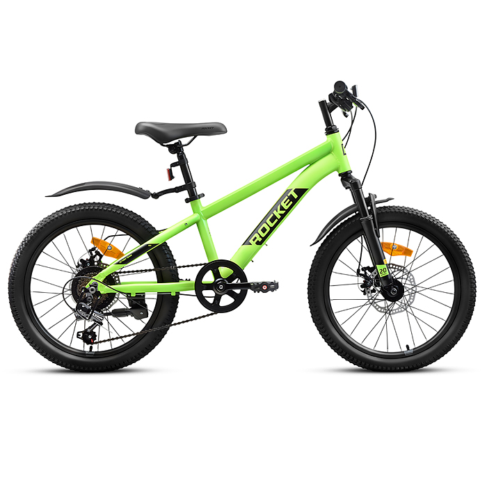 Велосипед 20" Rocket Crux 4.0 , цвет зеленый, размер 11"