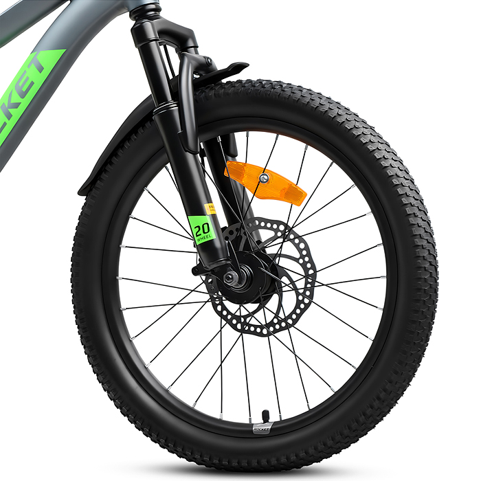 Велосипед 20" Rocket Crux 4.0 , цвет серый, размер 11"