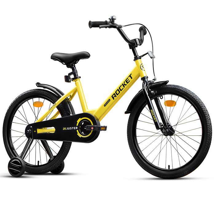 Фото к товару Велосипед 20" Rocket Juster, цвет желтый Велосипед 20" Rocket Juster, цвет желтый