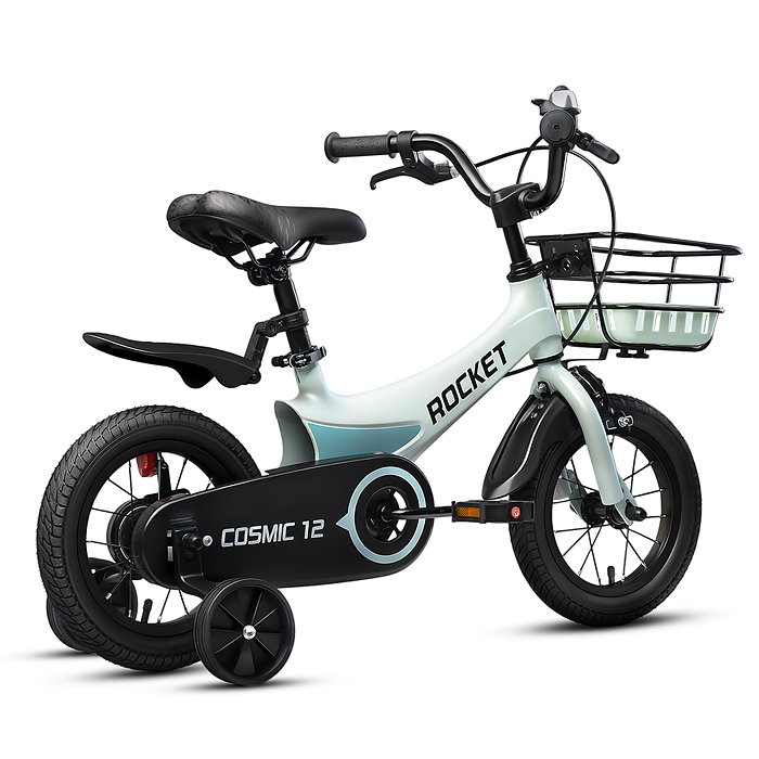 Фото к товару Велосипед 12" Rocket Cosmic, цвет бирюзовый Велосипед 12" Rocket Cosmic, цвет бирюзовый