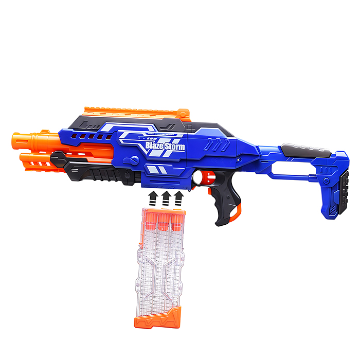 Бластер ZC7101 "Супер атака" с мягкими пулями, в коробке