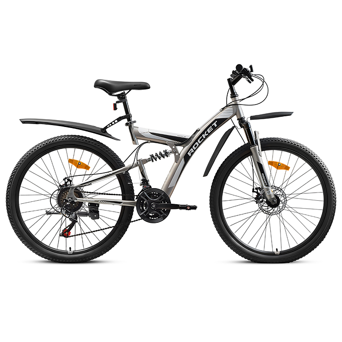 Велосипед 26" Rocket Azkar, цвет серый, размер 18"