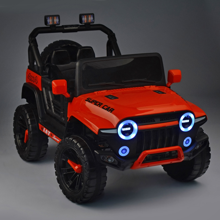 Электромобиль U023392Y "Крутой водитель" на аккумуляторе, с р/у управлением, в коробке (красный)