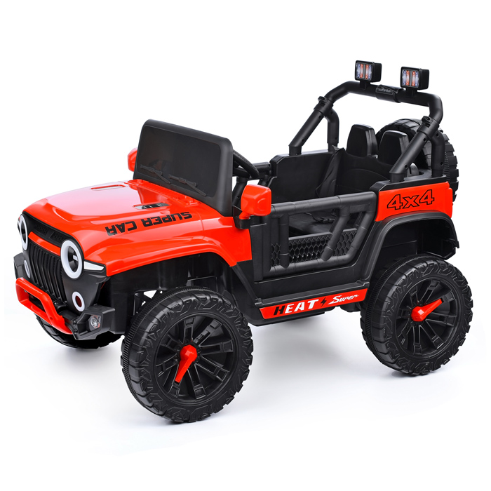Электромобиль U023392Y "Крутой водитель" на аккумуляторе, с р/у управлением, в коробке (красный)