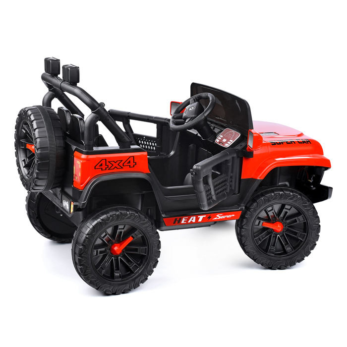 Электромобиль U023392Y "Крутой водитель" на аккумуляторе, с р/у управлением, в коробке (красный)