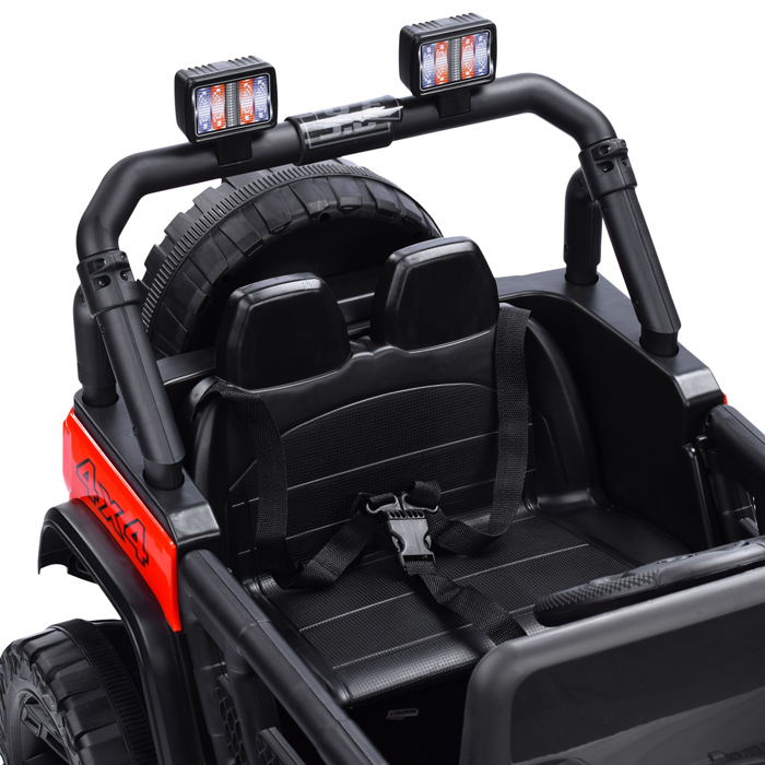 Электромобиль U023392Y "Крутой водитель" на аккумуляторе, с р/у управлением, в коробке (красный)