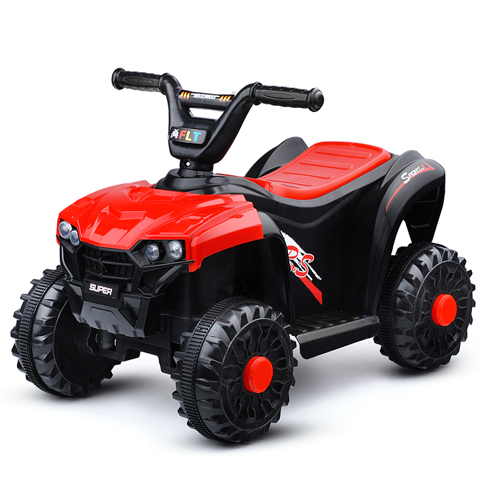 Квадроцикл U014104Y "Супер квадро" на аккумуляторе, в коробке (красный)