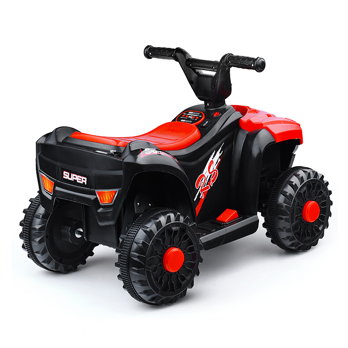 Квадроцикл U014104Y "Супер квадро" на аккумуляторе, в коробке (красный)