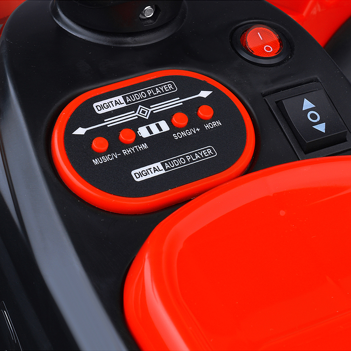 Квадроцикл U014104Y "Супер квадро" на аккумуляторе, в коробке (красный)