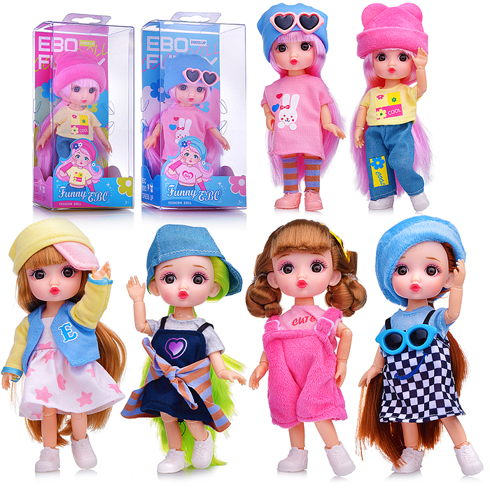 Кукла  DH2368A "Стильные девченки" (в ассортименте) в коробке