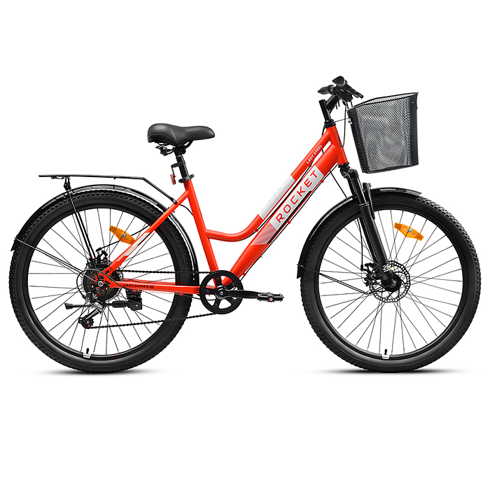 Велосипед 26" Rocket lady Steel 26, цвет красный, размер 17"