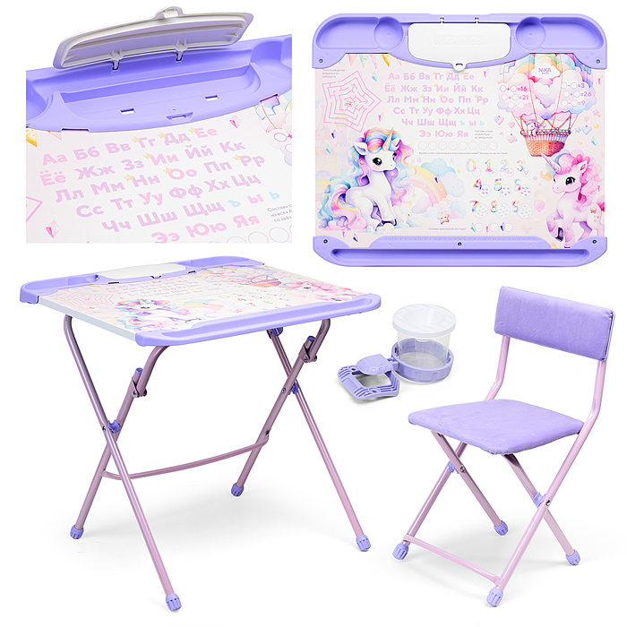 Комплект детской мебели "С единорогами"