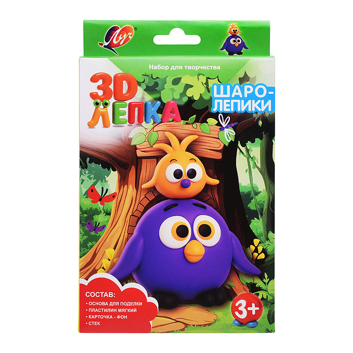 Набор с пластилином «Шаролепики. Птички»