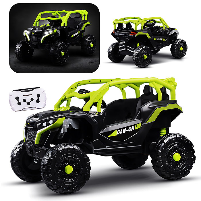 Электромобиль детский BDL-5188 "Багги" (цвет зеленый) нет элементов декора передних подкрылок