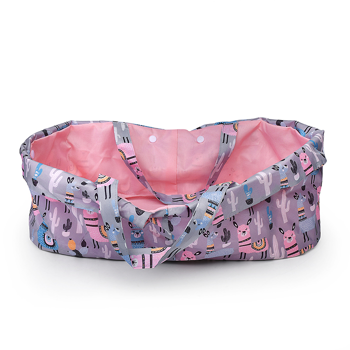 Коляская кукольная 9308 прогулочная, металлическая, складная