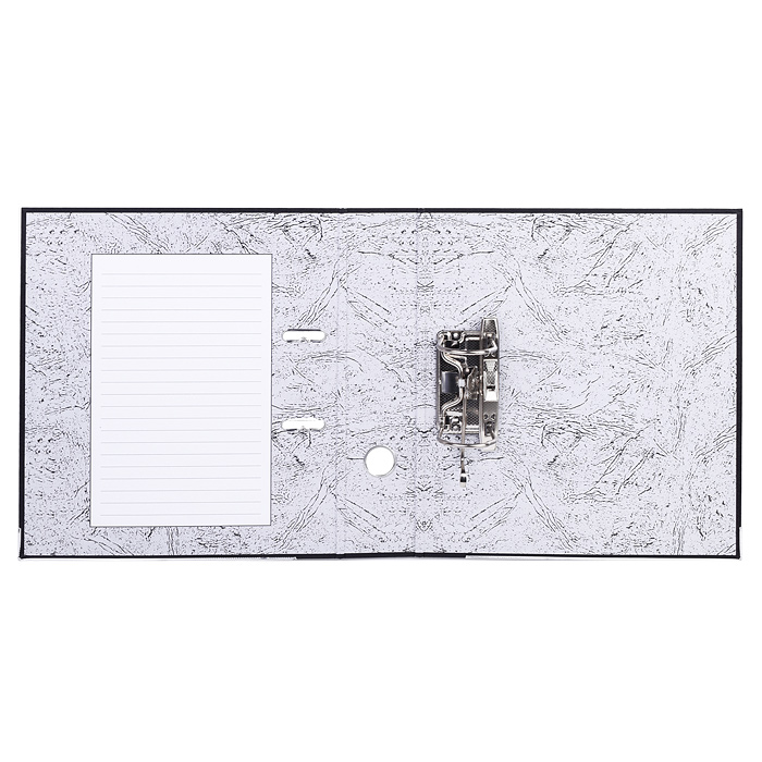 Фото к товару Папка с арочным механизмом "Attomex" A4 75 мм PP собранная, металлическая окантовка, запечатка фор Папка с арочным механизмом "Attomex" A4 75 мм PP собранная, металлическая окантовка, запечатка фор