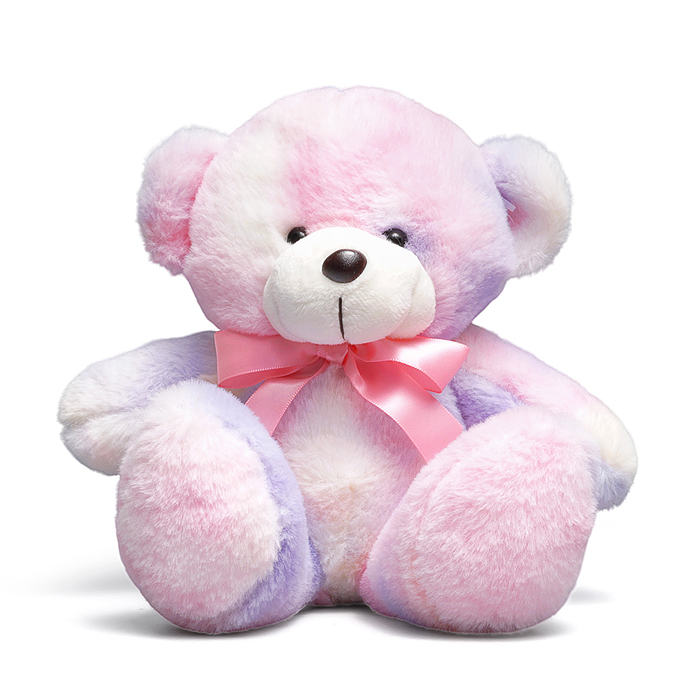Мягкая игрушка M1710 "Медведь с бантиком" 19 см