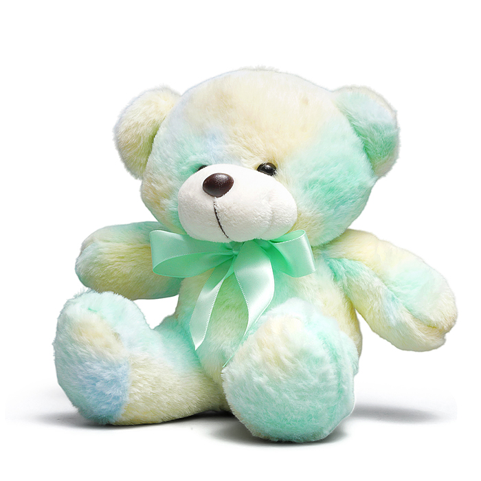 Мягкая игрушка M1710 "Медведь с бантиком" 19 см