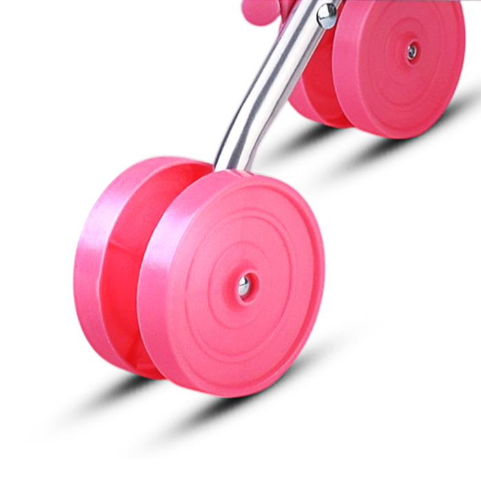 Коляская кукольная 9307 трость, металлическая