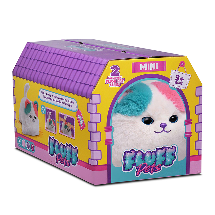 Кошка 00-6822 "Матильда" (глазки двигаются, запись, поёт и пьёт молоко) в коробке