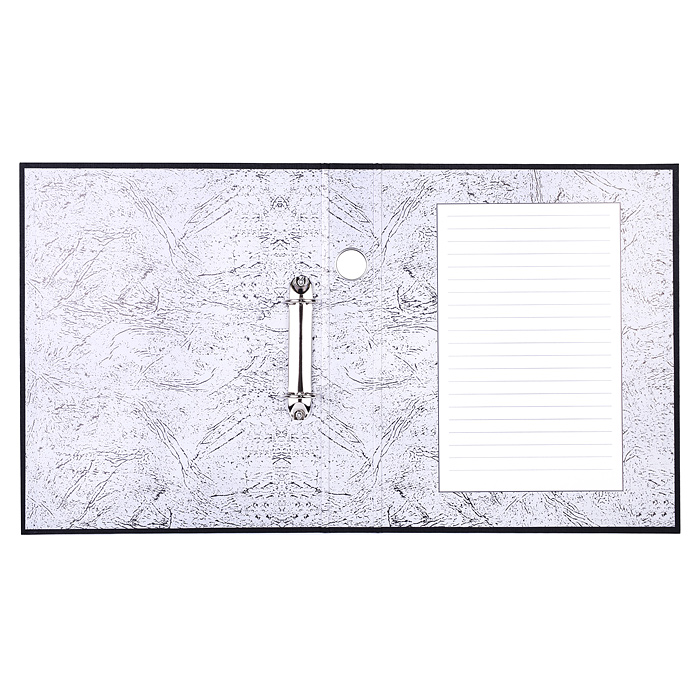 Папка на кольцах A4 2 кольца диаметром 35 мм PP черная