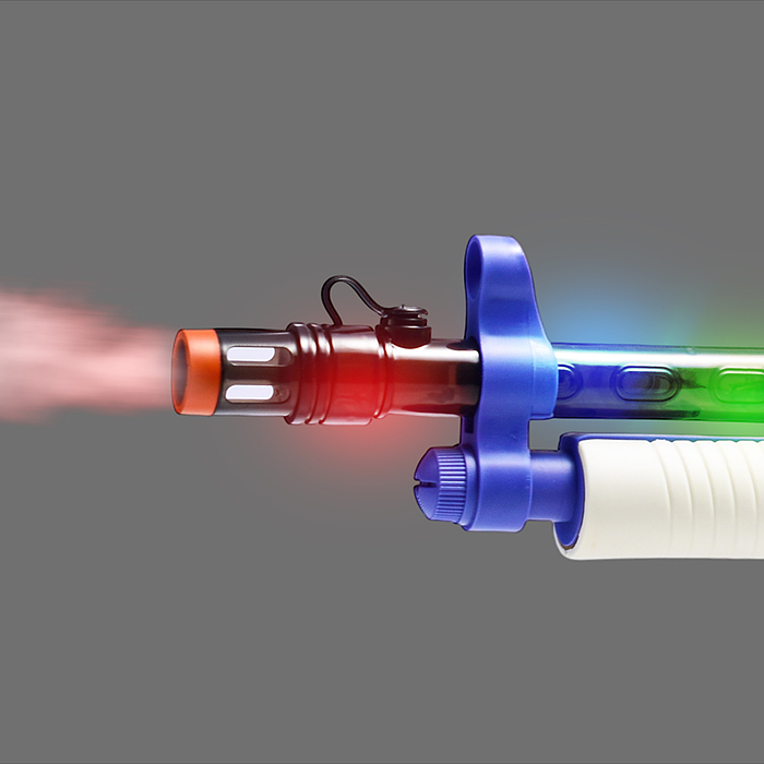 Автомат CH-189 "Ураган" (свет, звук)  в коробке