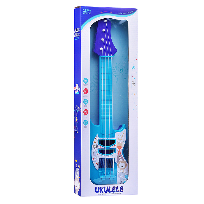 Фото к товару Гитара 3105E "Веселая мелодия" в коробке Гитара 3105E "Веселая мелодия" в коробке