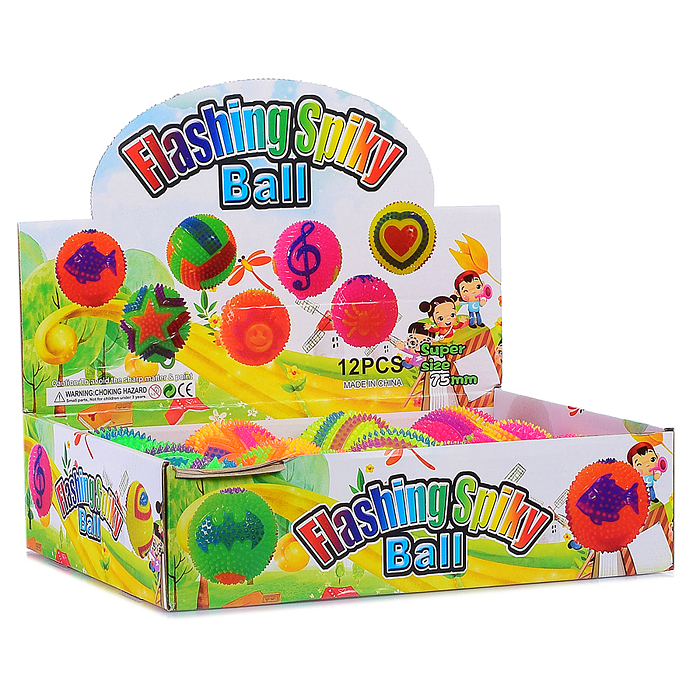 Игрушка-пищалка 00-3228 "Колючая Звезда" (7,5 см) в коробке