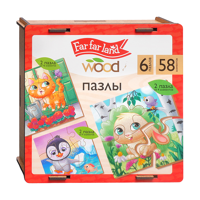 Фото к товару Пазлы 58 "Far far land" (6 пазлов) Пазлы 58 "Far far land" (6 пазлов)
