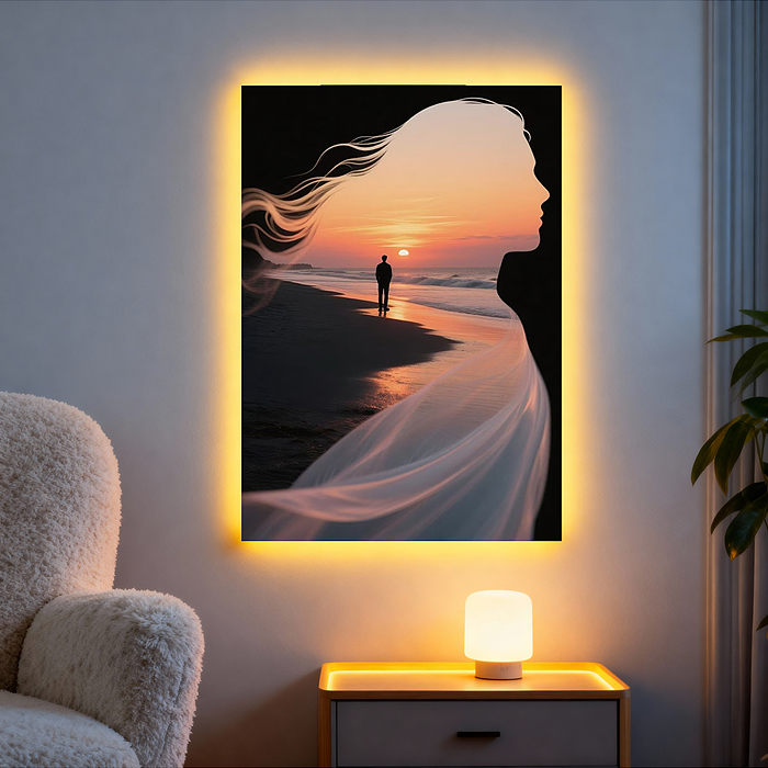 Мозаика алмазная MKA4030-156 "Расстояние" (светится в темноте) 40*30 см.