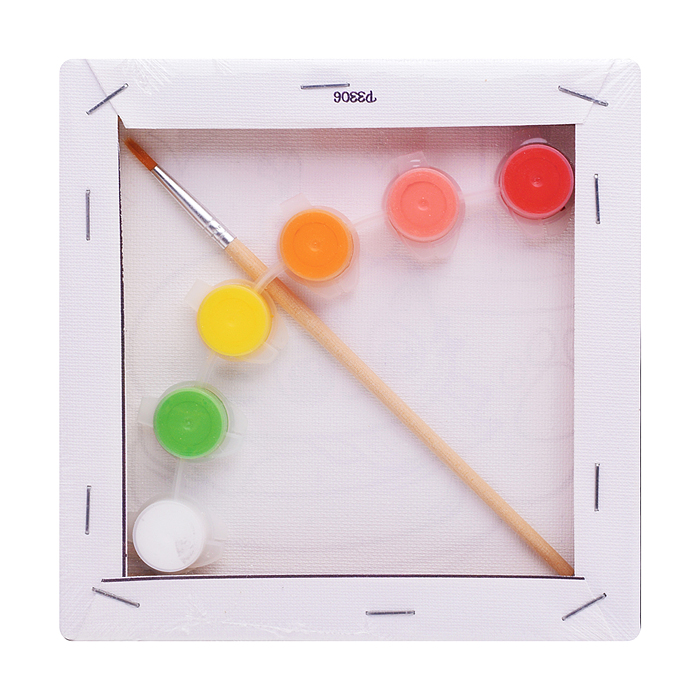 Картина по номерам "Милый бургер" 15х15см