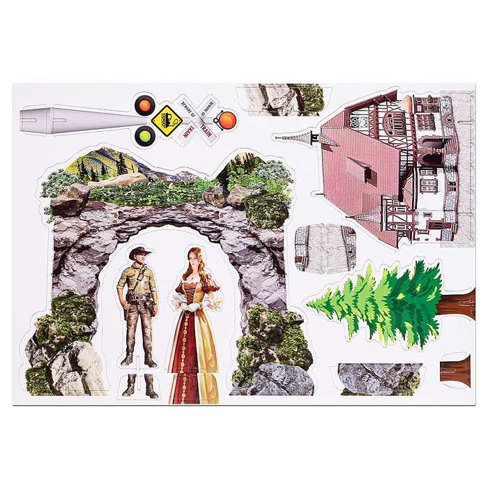 Фото к товару Железная дорога 5018B "Время дорог" (свет, звук) в коробке Железная дорога 5018B "Время дорог" (свет, звук) в коробке