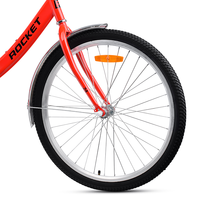 Велосипед 24" Rocket City Fold 24, цвет красный, размер 16"