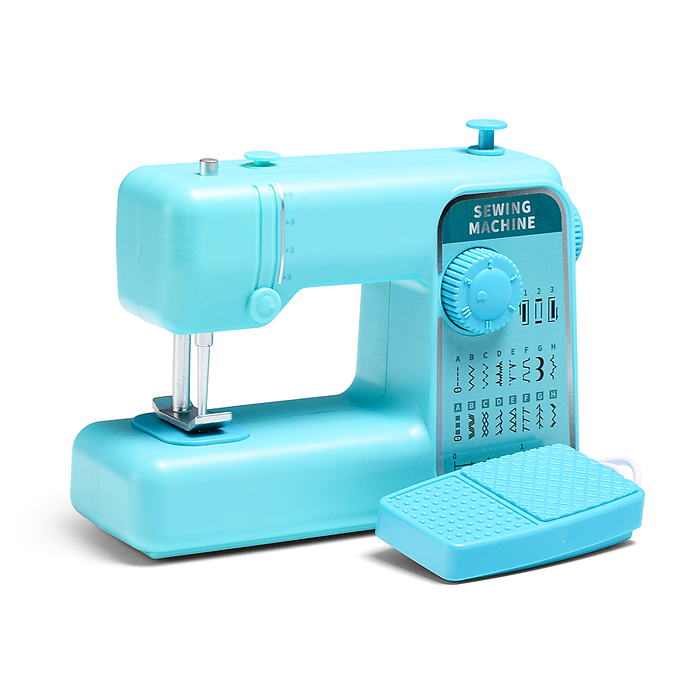 Бытовая техника HJ631 "Швейная машинка" в коробке (цвет голубой)