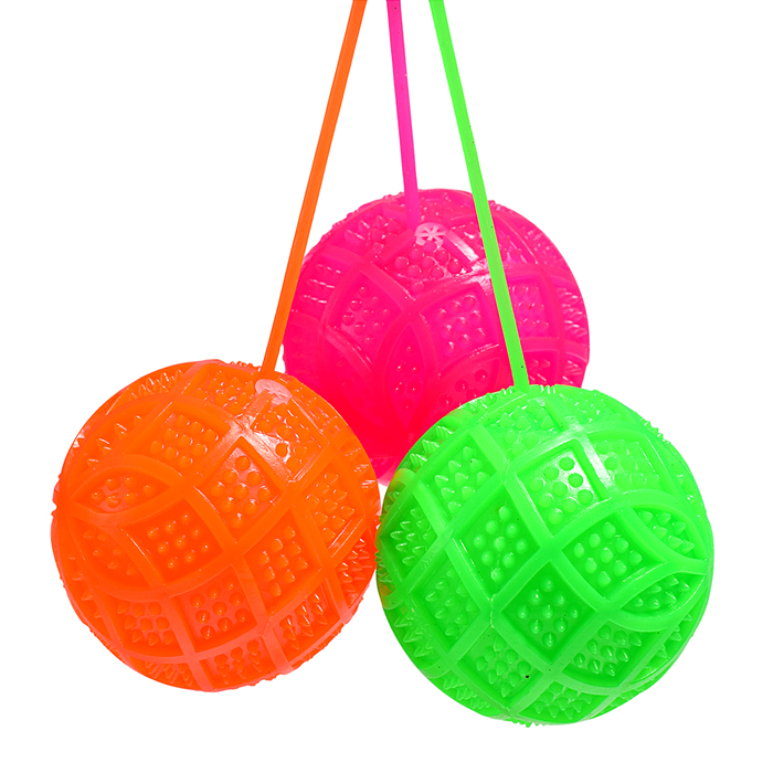 Игрушка-пищалка 00-8177 "Узорный круглик" (7,5 см) в коробке