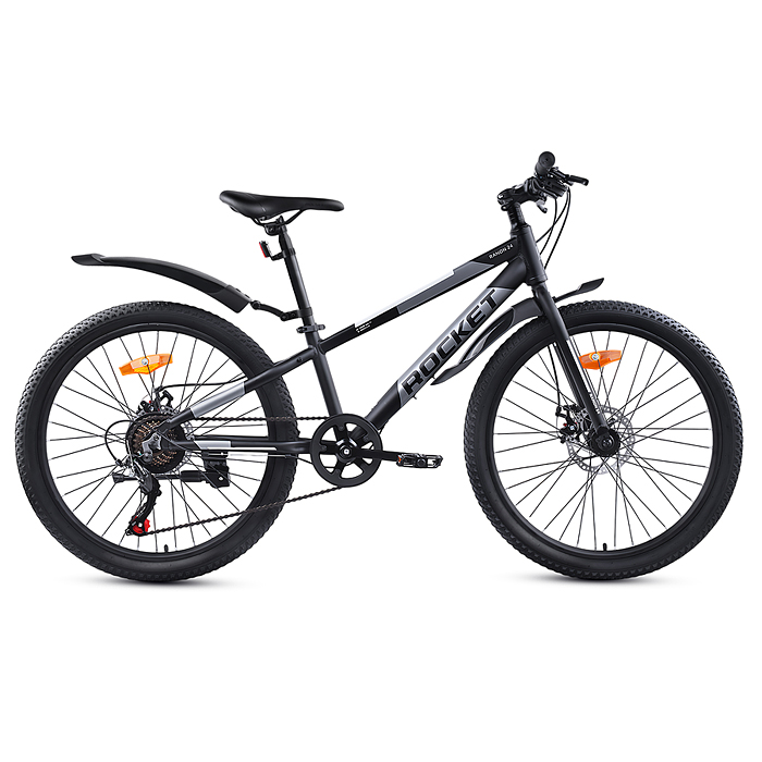 Велосипед 24" Rocket Ranon 24, цвет черный, размер 11"