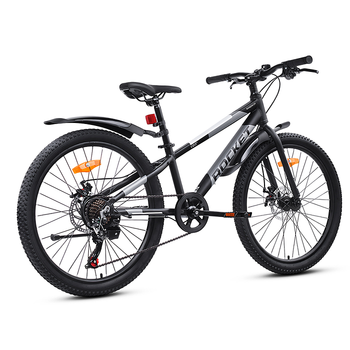 Велосипед 24" Rocket Ranon 24, цвет черный, размер 11"