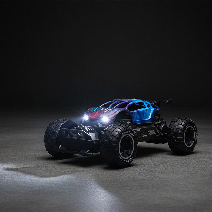 Машина 869-39-2Y "Вездеход с прицепом 2" р/у, 27 MHz, в коробке 