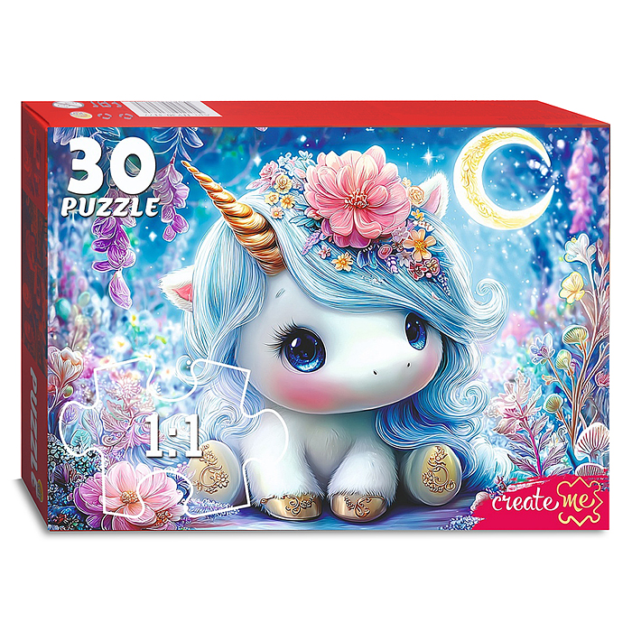 Пазлы 30 "Чудный единорог"