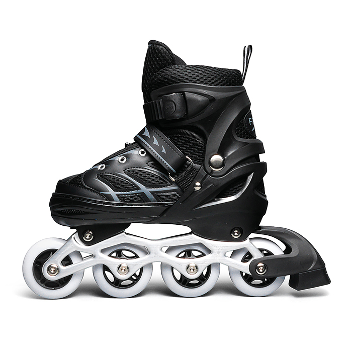 Ролики детские, размер L (цвет черный)